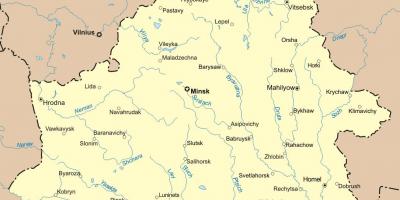 Карта Білорусі
